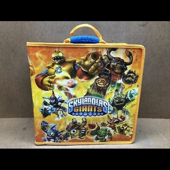 Skylanders Giants Large Carry Case Holder Travel Bag Video Game Tote/ Dividers - Picture 1 of 11